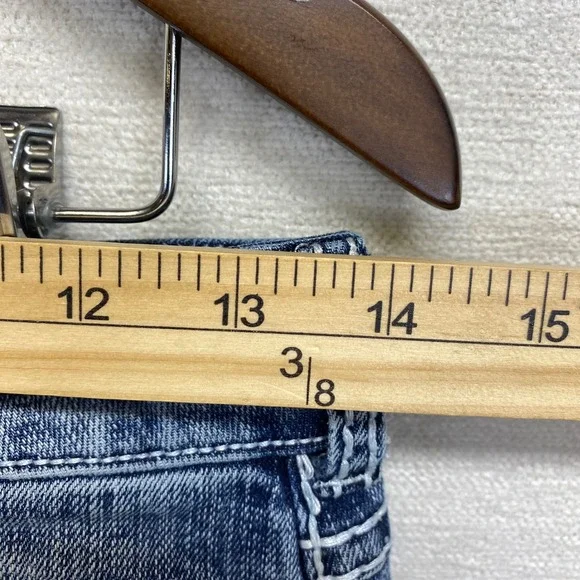 Cowgirl Tuff Co. Jeans Women's Low Rise 26x35 (27x33.75) Denim Boot Cut Stretch‎ - Picture 10 of 16